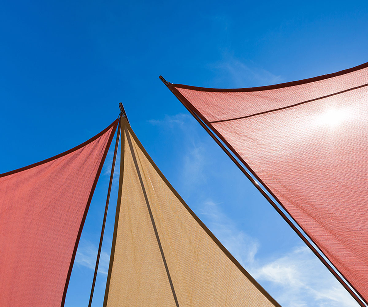 Triangle sun shades