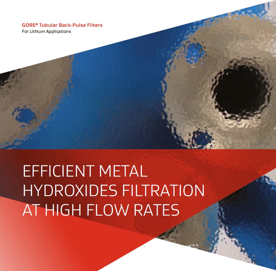 Tubular back-pulse filters for lithium brine filtration